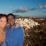 Honeymoon in Santorini, Greece