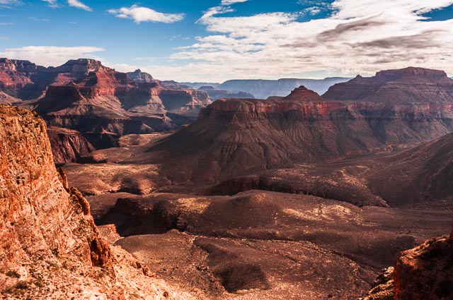 South Kaibab Trail down the South Rim of Grand Canyon National Park, Arizona, USA